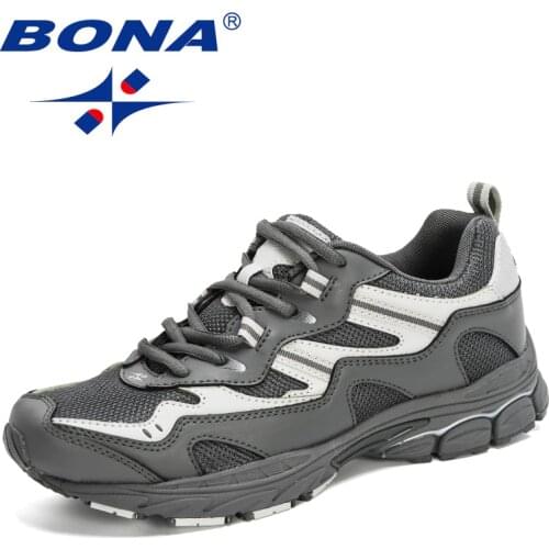 BONA 2021 New Designers Trendy Breathable Casual Walking Sports Running Shoes Men Ourdoor Travel Fitness Sneakers Manscuino