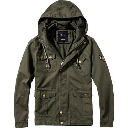 Plus Size 6XL Jacket Men Spring Autumn Military Windbreaker Tactical Casual Army Jackets Mens New Outwear Coat Wholesale