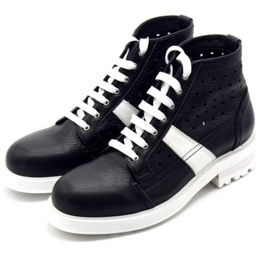 New Style Winter Fashion Men Boots Genuine Leather Ankle boots breathable Mens Boots High Quality short casual Boots