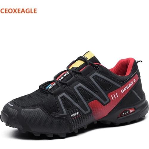 CEOXEAGLE Brand 2019 Hot Style Men Outdoor Shoes Walking Jogging Shoe Mountain Sport Footwear Climbing Sneakers Free Shipping