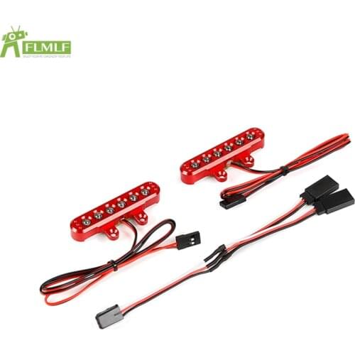 CNC Alloy Light Base Taillights Fit for 1/5 HPI ROVAN KM BAJA 5T Truck Spare Parts