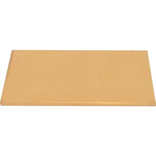 1pc Brass Metal Sheet Plate 3mm Thickness 60x100mm For Welding Metalworking Craft DIY Tool