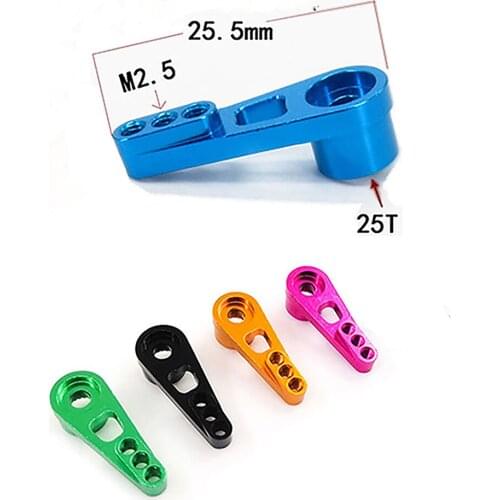 1pcs Metal 25T Steering Gear Arm for Wltoys 12428 12429 Model RC Car Accessories Parts