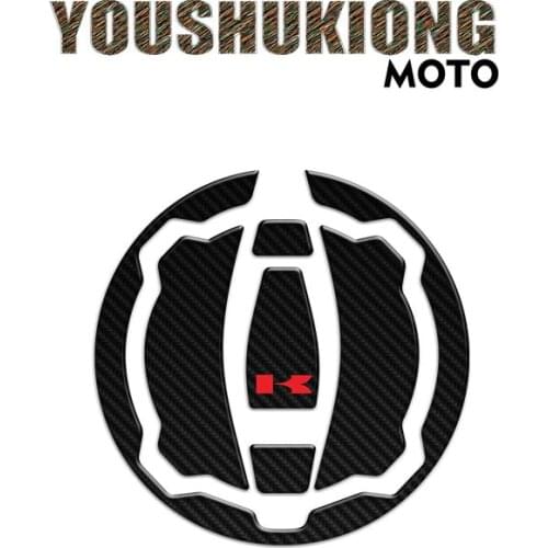 For Z1000 Z1000SX Z800 Z750 Z250 6 Colors 3D Carbon Fiber Tank Gas Cap Pad Filler Cover Supreme Sticker Decals