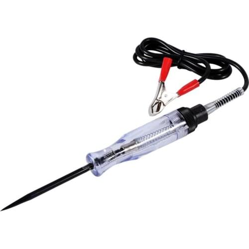 Auto 6V 12V 24V DC Car Truck Voltage Circuit Tester Car Test VoltMet Long Probe Pen Light Bulb Automobile Maintenance Tools