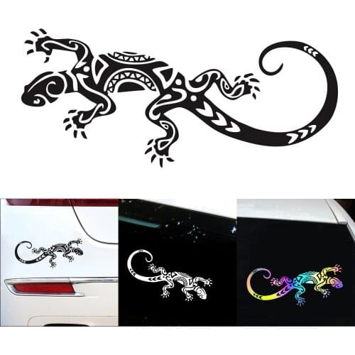 Car ABS Lizard Gecko Badge Car Styling For Audi A4 A3 A5 Q3 3D Flame Fire Spider Car Motor Stickers Decorative Car Accessories