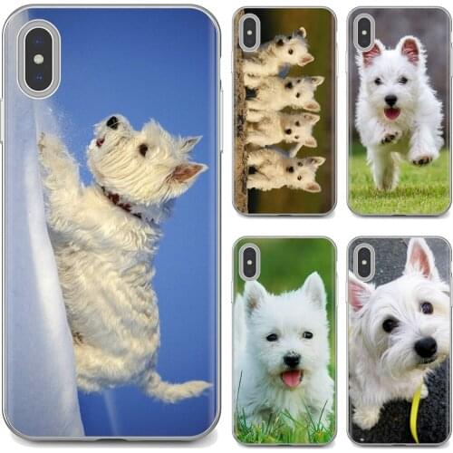 West White Terrier Dog Scotland Silicone Skin Case For Samsung Galaxy A10 A40 A50 A70 A3 A5 A7 A9 A8 A6 Plus 2018 2015 2016 2017