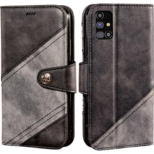 Flip Case For Samsung Galaxy M31S Book Leather Case Shockproof Bumper Flip Case For Samsung Galaxy M31S Cover