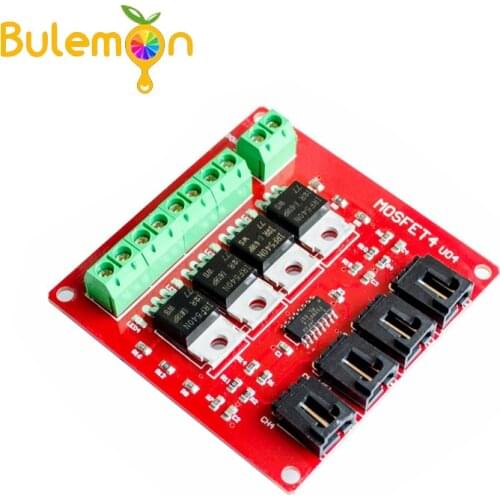 Four Channel 4 Channel Way Route MOSFET Button IRF540 V4.0+ MOSFET Switch Module For Arduino DC Motor Drive Dmimmer Relay Board