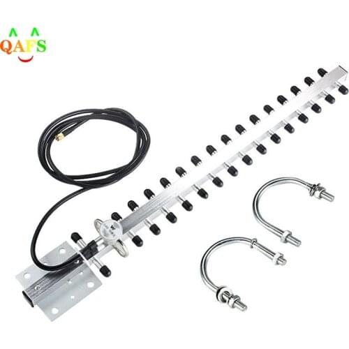 Hot sale 2.4Ghz WiFi Antenna 25dBi RP SMA Outdoor Wireless Yagi Antenna Directional Booster Amplifier Modem Cable