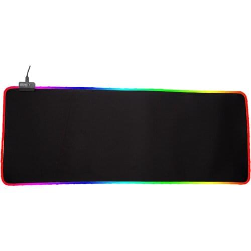 LED Luminous Colorful Lights RGB Gaming Mouse Pad Keyboard Mat Non-slip Computer Carpet Desk Mat PC Game Mouse Pad