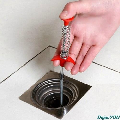 Kitchen Sewer Drainage Facility Spring Pipe Dredge Flexible Trash Can Household Hair Cleaner