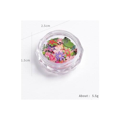 2021 new dried flowers color flowers, stars, wood pulp sheet, 12 types of flowers, animal letters, mixed nail jewelry patches