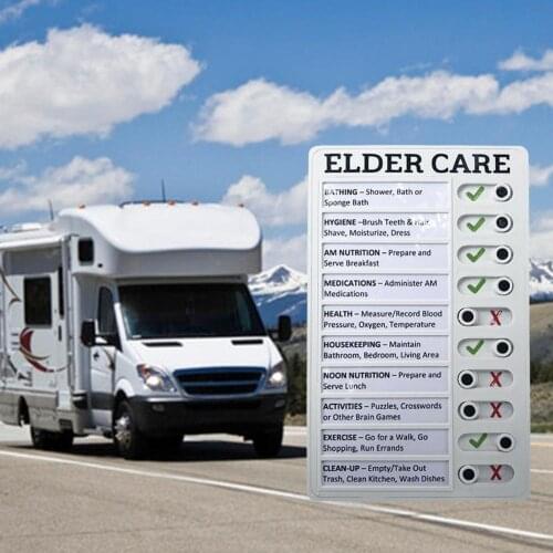 Memo Plastic Board Housework Chart Reusable RV List, My Housework, Aged Care List Daily Planner’s Responsibilities And Behaviors