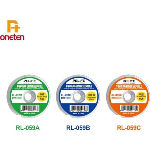 Relife RL059 Toughness Special Tungsten Alloy Steel Wire Gold Molybdenum Line For Phone Samsung LCD Screen Refurbished Cut Tools
