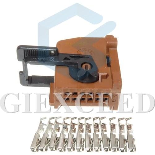 12 Pin Automotive Car Amplifier Audio Wiring Harness Connector Socket With Terminals For BMW Porsche