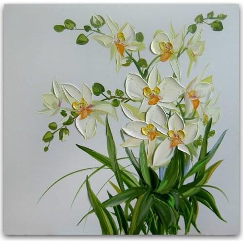 Hand painted oil painting Home decoration painting painting high quality Modern art lflower painting pictures DM15061810