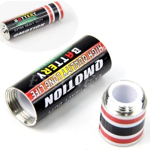 Battery Shaped Secret Stash Safe Money Pill Hidden Container Screw Box Case U2JD