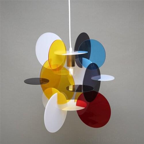 Modern Creative Pendant Lights DIY Splice Acrylic Pendant Lamp Living Room Light Lighting Nordic Childrens Room Lamp Fixtures