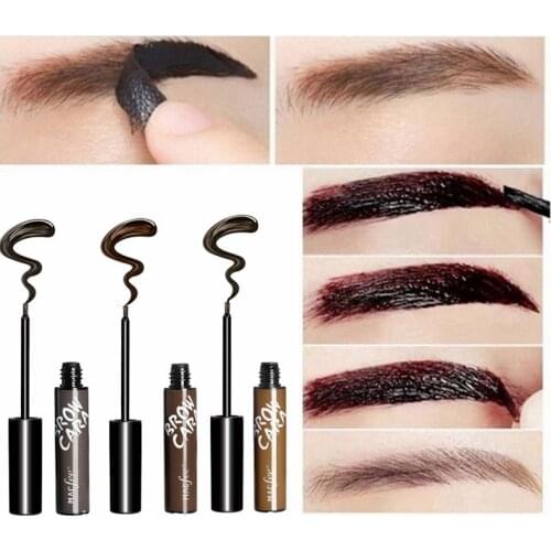 Lazy Makeup Eyebrow Enhancers Liquid Gel Long Lasting Waterproof Easy to Wear Tear Peel-Off Brow Tattoo Tint Eyes Brows Natural