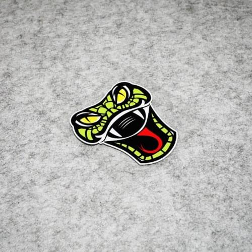 NO.S170 Reflective MOTOR Racing GP Racer 99 Lorenzo Snake Head Stickers Motorcycle Motorbike Helmet Decal