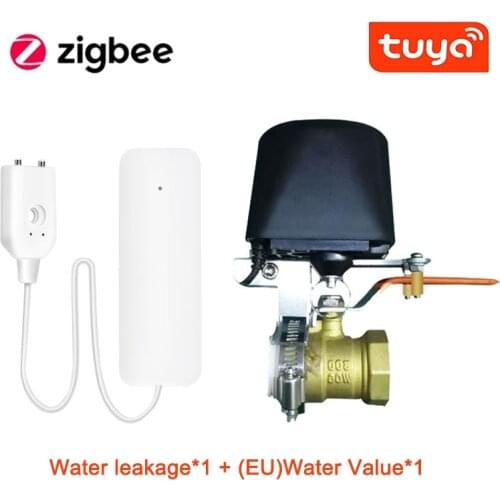 Tuya Smart Zigbee/Wifi Water Leakage Alarm Smart Home Water Leak Sensor Detector Flood Alert Overflow Security Alarm System