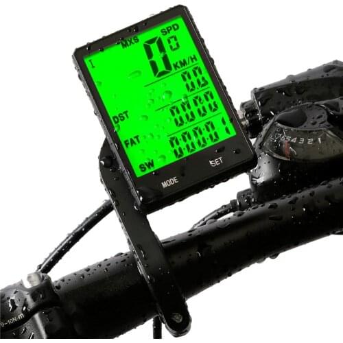 Waterproof Wireless Wired Digital Bike Ride Speedometer Odometer Bicycle Cycling Speed Velocimeter Counter Code Table Computer