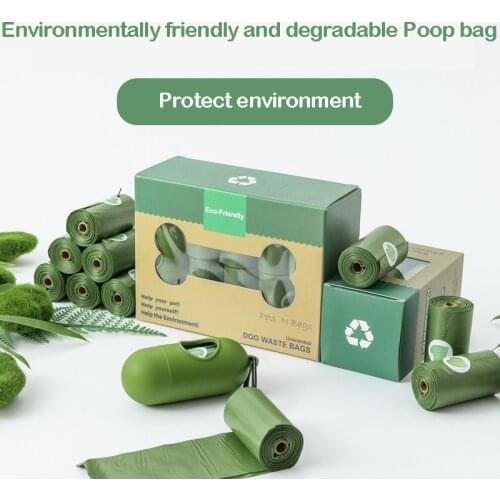 Explosive Environmental Protection Fragrance Biodegradable Pet Garbage Bag Dog Cat Portable Pet Excrement Bag Toilet Picker
