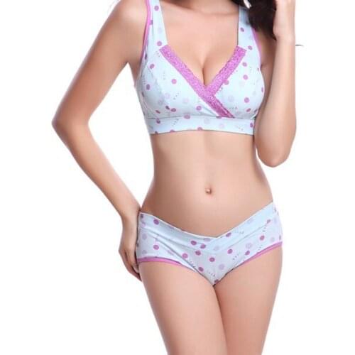 Women Maternity Panties Briefs V-string Sexy Pregnant Printed Panty Knichers