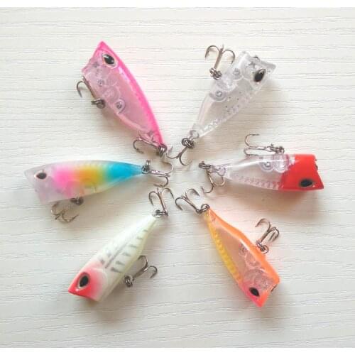 3.5g poppers small poppers Hard fishing lure free shipping