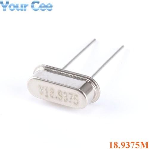 10pcs 18.9375MHz 18.9375 MHz 18.9375MM Hz MiniQuartz Resonator Passive Crystal Oscillator HC-49S