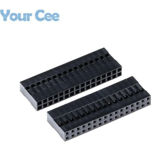 20pcs Dupont Head 2.54mm 2X16P Dupont Plastic Shell Pin Header Connector Jumper Wire Cable Housing Plug Female