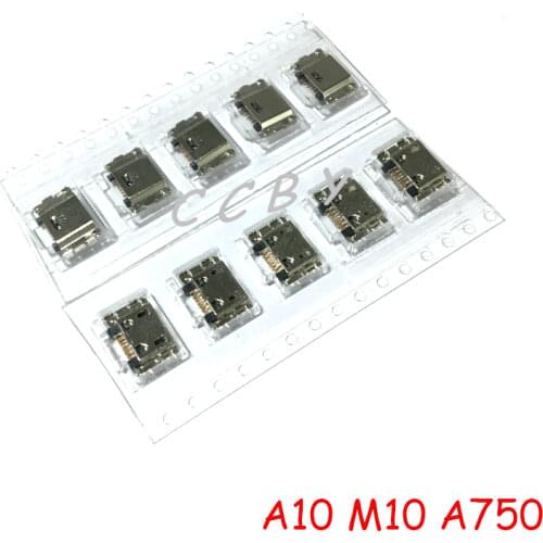 50pcs USB Charging Port Plug Dock Connector Socket For Samsung Galaxy M10 2019 M105F /A10 A105F/ A7 2018 A750F A750