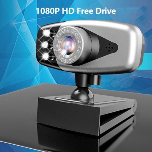 720P/1080P HD Manual Focus Webcam With Microphone USB Webcam Computer Widescreen TV Videos Suitable For Online Courses