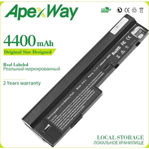 ApexWay 4400mAh 11.1v New Laptop battery for Lenovo IdeaPad S100 S10-3 S205 S110 U160 S100c S205s U165 L09S6Y14 L09M6Y14 6 cells