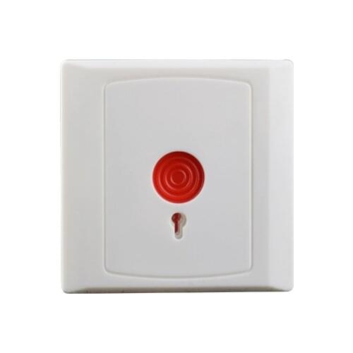 Auto Reset NC/NO Options Panic Button Plastic Switch for Alarm System Fire Retardant Shell Emergency Swtich