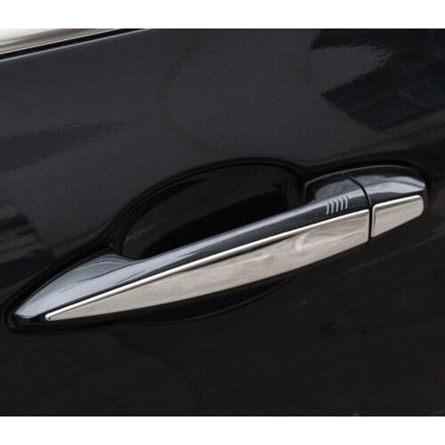 Car Exterior Accessories For BMW X5 f15 X6 F16 2014 2015 2016 Outside Door Handle Trim Sticker Car Styling Stainless Steel
