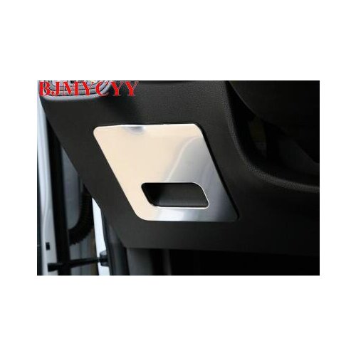 BJMYCYY 1PCS Automobile main driving storage box Stainless steel decorative sequins for Hyundai ix35 2018