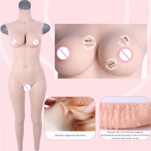 CYOMI Large Realistic 9-point Bodysuit Upgraded Blood Streak Crossdress Vagina Transgender shemale Drag Queen Silicone Boobs 4G