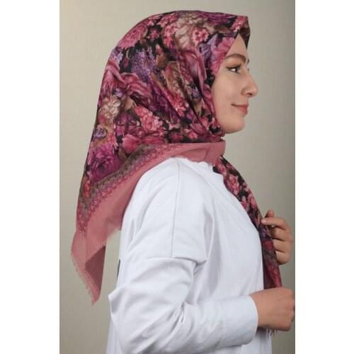 BONJELA PATTERNED COTON SCARF-DESEN-67-AVAILABLE in