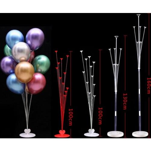 Birthday Party Balloons Stand Balloon Holder Column Plastic Balloon Stick Birthday Party Decorations Kids Adult Wedding Baloon
