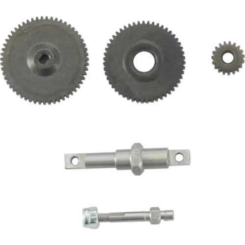 For Axial SCX24 90081 1/24 RC Crawler Car Metal Transmission Gearbox Gear with Shaft Upgrade Parts Accessories