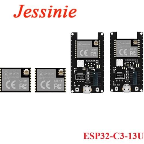 ESP32-C3 ESP32-C3-13U ESP32 C3 13 2.4GHz WiFi+Bluetooth-compatible BLE5.0 2M/4M Dual-mode Wireless Module Development Board