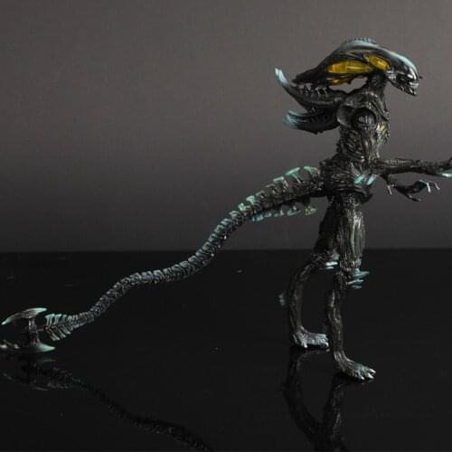 Alien Figure 23cm Aliens Vs Predator Aliens Warrior Statue 9inch PVC Action Figures Toy Model Collectible