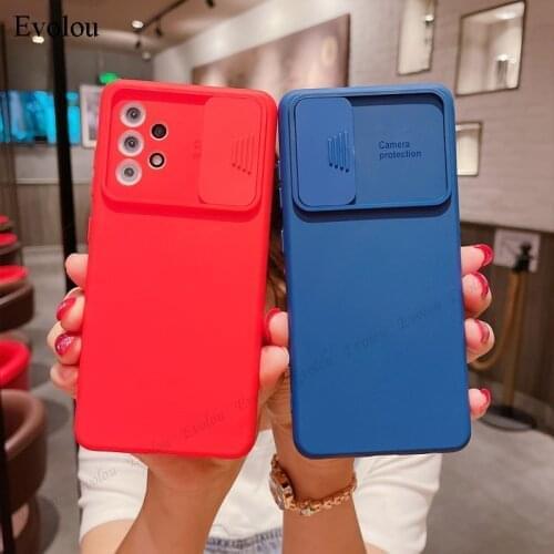 Candy Color Soft TPU Silicone Shockproof Phone Case For Vivo Y20 Case Slide Camera Lens Protective Back Cover For Vivo Y17 Capa