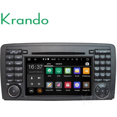 Krando 7" Android 9.0 car navigation multimedia system for Benz R class W251 2006-2012 audio radio gps dvd player