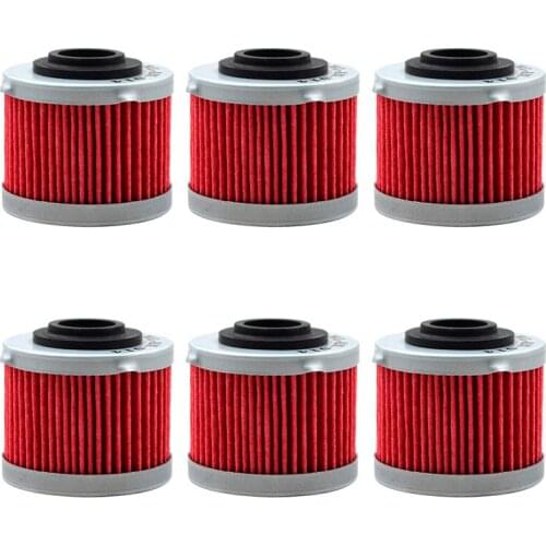 1/2/4/6 pcs Motorcycle Oil Filter For Aprilia 125 200 Scarabeo Light Net i.e