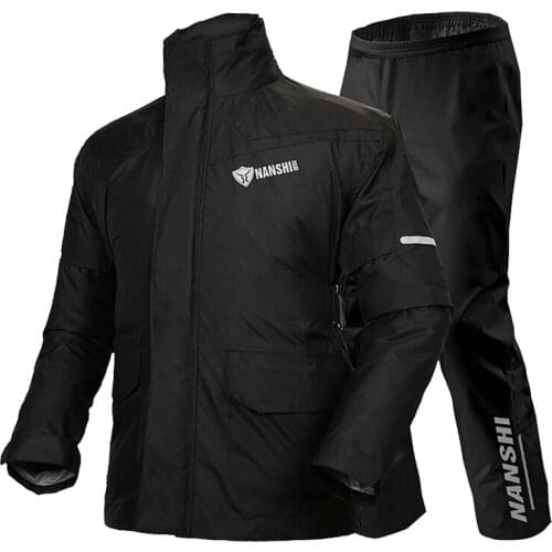 NEW Motorcycle Rain Suit Waterproof Raincoat Pants Motorbike Rainproof Coat 4 seasons Thick Jacket cover Body Dry Protection