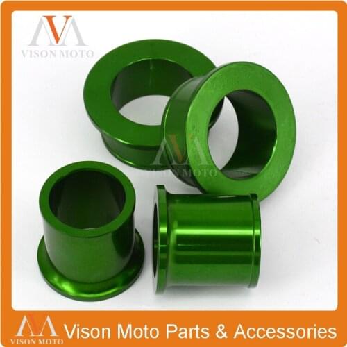 CNC Front and Rear Wheel Hub Spacers For Kawasaki KX125 KX250 KXF250 KXF450 KX250F KX450F Motorcycle Motorcross Dirt Bike Enduro