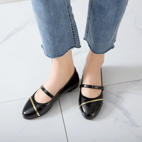 PQECFS big size 26~52 high quality spring & autumn fashion women flats 4 colors